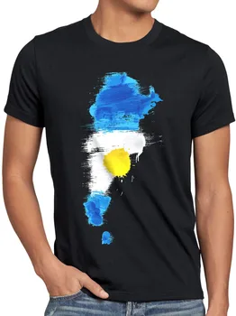2019 Vasaros Marškinėliai Argentinien Herren T-Shirt Fuball Sporto WM EM Fahne Nacionalinio Flagge Ventiliatorius-Artikel Marškinėliai