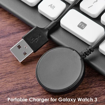1m Sporto Žiūrėti Wireless Charging Dock Laidas Smart Apyrankę USB Maitinimo Lopšys Greitas Įkroviklis, skirtas Samsung 
