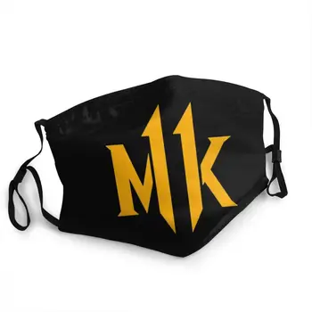 Mortal Kombat Ne Vienkartiniai Veido Kaukė Vyrai Moterys MK Kovos Žaidimas, Kovos su Apsaugos nuo Dulkių Dangtelis Respiratorius Burną, Mufelinė