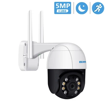 5MP HD H. 265X Pan/Tilt AI Humanoidų Auto Aptikimo Sekimo Saugykla Debesyje, WiFi IP Saugos Kamera, Dviejų krypčių Garso Naktinio Matymo
