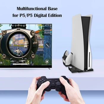 Elektroninė Mašina, Priedai Dual Controller Įkroviklio Galios Stovėti Sony Playstation 5/PS5 Skaitmeninė Versija