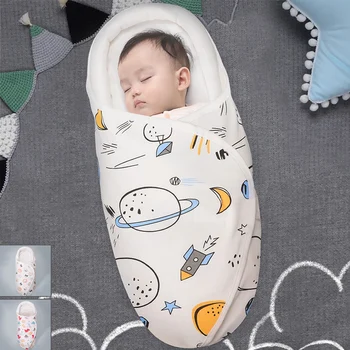 0-12M Kūdikių miegmaišis Kūdikiams, Naujagimiams Suvystyti Wrap Paketas, Šilta antklodė Miego Sleepsack Medvilnės Baby Sport Wrap
