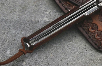 Arthur mažas kardas flip folding rutulinis guolis M390 ašmenys ketaus medinė rankena lauko kempingas multi-funkcija medžioklės EDC įrankiai