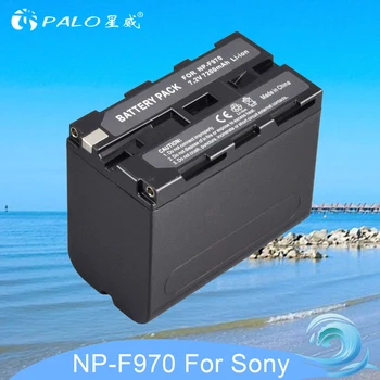 PALO 1pc 7.2 V 7200mAh NP-F960 NP-F970 NP F960 F970 F950 Baterija Sony PLM-100 CCD-TRV35 MVC-FD91 MC1500C L10