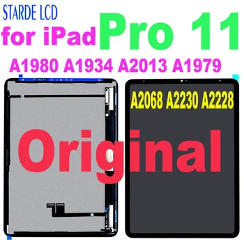 Originalus iPad Pro 11 A1980 A1934 A2013 A1979 LCD Ekranas Jutiklinis Ekranas skaitmeninis keitiklis Asamblėjos, skirtos 