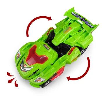 3D Keičia Dinozaurai Žaislas LED Automobilį Su Šviesą Keičia Dinozaurai 