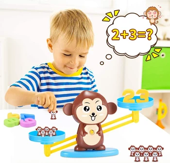 Beždžionė Balansas Kietas Matematikos Žaislas Žaidimas, Mergaičių ir Berniukų, Įdomus, Švietimo, Vaikų Dovana & Vaikams Žaislas KAMIENINIŲ Mokymosi Žaislas
