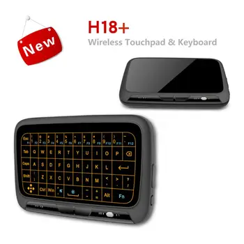 H18+H18 Plius 2.4 GHz Mini Belaidė Klaviatūra, Pilnas Touchpad Apšvietimo Funkcija Oro Pelės, Klaviatūros Su Apšvietimu, Skirtą 