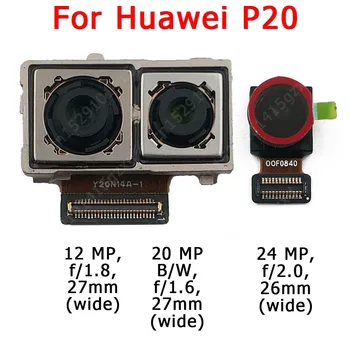 Originalus Priekiniai ir Galiniai Atgal Fotoaparatą, Huawei P20 Lite P20Lite Pagrindinis Susiduria Kamera Modulis Flex Pakeitimo Atsarginės Dalys