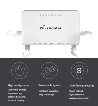 Originalus 300Mbps Bevielio WiFi Router 