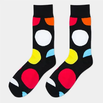 Karšto parduoti! kojinės vyrams medvilnė, 3 poros/daug aukštos kokybės spalvotų juokinga stripe socks rudens-žiemos vyrų street style laimingas ilgos kojinės