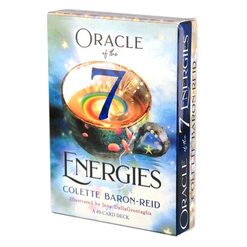 Oracle 7 Energijos šaltinių: 49 Kortų ir Vadovas Kortelės Žaidimas Būrimą Ragana Rider Tarot denio Moterų, Mergaičių, Taro Kortos