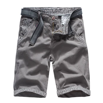 2019 Krovinių Šortai Vasarą Vyrų Baggy Shorts Mens Multi Pocket Karinės Šortai Užtrauktukas Krovinių Šortai, Kelnės lašas laivybos