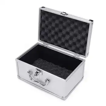 Aliuminio Įrankių dėžė Sunku Atveju lagaminas su Kempine Nešiojamų Įrankis Atveju Raštas atsparus smūgiams Rinkinys Saugos Priemonės Įrankių dėžė