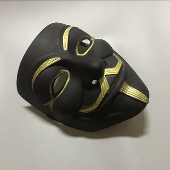 Aukštos Kokybės V for Vendetta Mask Anoniminiai Kino Guy Fawkes Helovinas Maskuotis Šalis Cosplay Kaukė