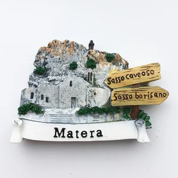 Kūrybos Matera Apdailos Magnetai Šaldytuvai Italijos Mieste Milane, Romoje, Venecijoje, Florencijoje, Sicilija Genujos Orientyrą Suvenyrų
