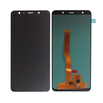 Samsung Galaxy A7 2018 A750 A750F LCD Ekranas SM-A750F A750FN A750G Incell Amoled Jutiklinis Ekranas skaitmeninis keitiklis Asamblėjos Ekranas LCD
