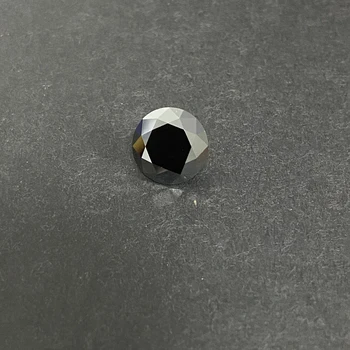 GRA Sertifikatą Naujų Spalvų Išlaikyti Teigiamą Testeris 8mm 0.5-10 Karatų Moissanite Akmuo Juoda Deimantų Čiuožykla Priėmimo