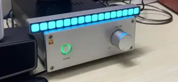 Balso Garso Valdymo Mono 16-bitų Lygio indikatorius LED VU Meter mp3 GALIOS Stiprintuvo Valdybos lempos Šviesos Greičio USB Spektro Ekranas