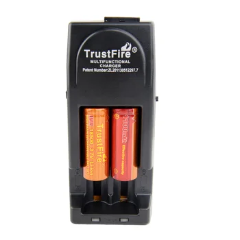 TrustFire TR-001 18650 Įkroviklį Universalus Ličio Įkraunama Baterija, Įkroviklis CR123A 16340 14500 10400 Li-ion Baterijos