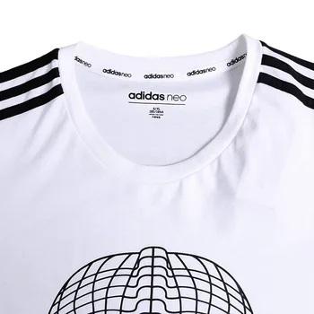Originalus Naujas Atvykimo Adidas NEO Etiketės SW TEE 5, vyriški marškinėliai trumpomis rankovėmis Sportinę aprangą