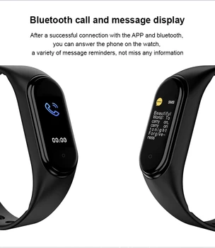M4 M5 Smartband Sport Fitness Tracker Skambinkite Žiūrėti Smart Apyrankę Kraujo Spaudimas, Širdies Ritmo Monitorius 
