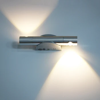 6w LED Reguliuojamas Šviesos Spindulį Aukštyn Žemyn Sienos Žibintai Aliuminio Sienos Lempos Gyvenimo Kambario, Miegamasis, Koridorius, Laiptai Meno Gally RF103