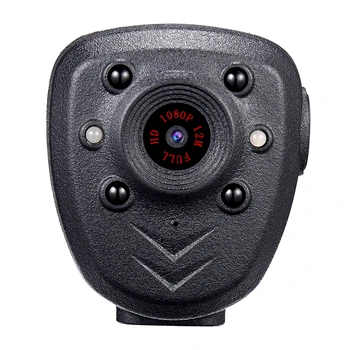 HD 1080P Policijos Įstaiga Atvartas Dėvėti Vaizdo Kamera, DVR infraraudonųjų SPINDULIŲ Naktinis Matymas, LED Šviesos Cam 4 valandų Įrašo Skaitmeninis Mini DV, Diktofonas Balso 32G