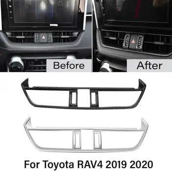 Automobilių Vidurinės Konsolės Oro Ventiliacijos Angos Dangtelio Apdaila Toyota RAV4 2019 2020