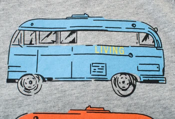 27kids 2-9Years Animacinių filmų Autobusų Transporto priemonės Bamblys Berniukai Long Sleeve T Shirt Rudenį, Pavasarį Vaikų Merginos Top Drabužių Medvilnės Drabužius