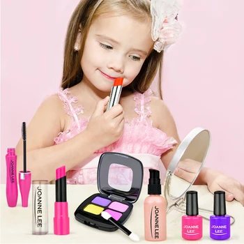 Mergaičių Žaislas Rožinis Modeliavimas Makiažas Kosmetikos Apsimesti Žaisti Grožio Mados Plastikiniai Žaislai Žaisti Namuose Vaikams Švietimo Dovana