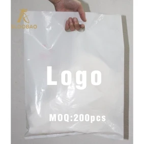 200 vnt užsakymą prekybos rankena plastikinis maišelis/dovana plastikinės pakavimo maišas drabužių/spausdinti LOGOTIPAS skatinimo krepšys