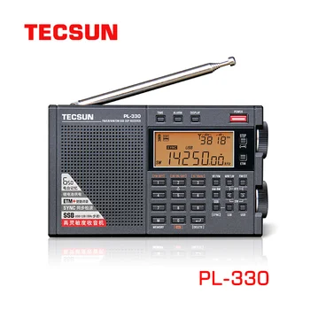 Originalus Tecsun PL-330 Radijo Imtuvas FM/MW/SW/LW visi juosta nešiojamas radijas FM + BL-5C Baterijos