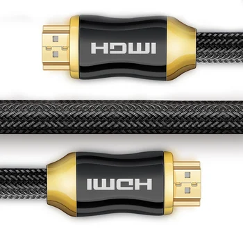 HDMI Kabelis 3 metrų - Pintas Ekranavimo Laidas - Ultra High Speed - Ethernet & Audio Return - Video, HD - Xbox PlayStation PS3, PS4 PC TV