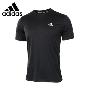 Originalus Naujas Atvykimo Adidas PAČIŲ PALEISTI TEE vyriški marškinėliai trumpomis rankovėmis Sportinę aprangą