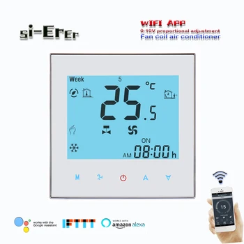 0-10V proporcingas reguliavimas wifi termostatas 2p šilumos/cool ,Darbo su 