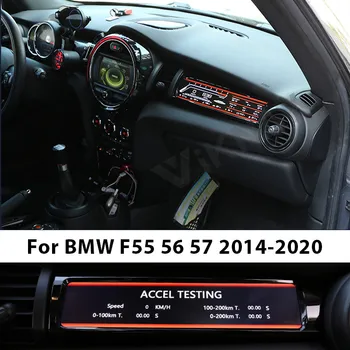 Veiklos LCD Passeng Ekranas BMW MINI F55 F56 F57-2020 m. co-pilot Automobilio prietaisų skydelio Digital Dash Skydelis