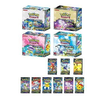 TAKARA TOMY 324pcs/set Pokemon Battle Žaislai Pomėgiai, Hobis Kolekcionuojamų Žaidimas Kolekcija Anime Korteles Vaikams