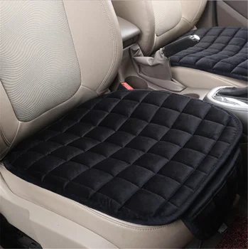 Žiemos automobilių sėdynės, neslidžia trijų dalių backless pliušas pagalvės Auto dalys, Nissan Altima 370Z Xmotion X-Trail Qashqai