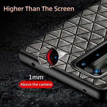 Originalus Odinis Trikampis Grūdų telefoną atveju Huawei P40 Pro P40 Lite 30 P20 Mate 40 20 Y8P Padengti Už Garbę 9X 10i 20 Pro 8A