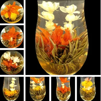 16 Vienetų Gėlių Arbata 2020 Įvairių Rankų Darbo Gėlių Žydi Arbata Kinijos Žydėjimo Kamuolius Vaistažolių Amatų Gėlių, Dovanų Pakavimas