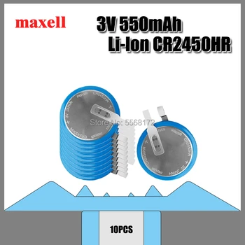 10VNT visiškai naujas originalus Maxell CR2450N aukštos temperatūros baterija 3V padangų slėgio stebėjimo baterija CR2450HR CR2450