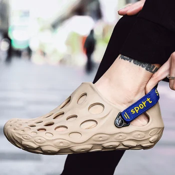 Cool vasaros vyriški sandalai dizaino porą didelio dydžio paplūdimio sandalai Kokoso bateliai vyrai Lauko asmenybės EVA minkštas vaikščiojimo batai