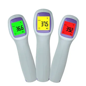 Skaitmeninis ir SPINDULIŲ Jutiklio Termometras Ginklą LCD Temperatūros Patalpų Kambarys Metrų Termometras su Drėgmėmačiu Drėgmės Infraraudonųjų spindulių Skaitmeninio Termometro