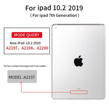 Apple iPad 10.2 Atveju 2019 Silikono TPU Galinį Dangtelį Funda dėl 7-osios Kartos Atveju Suderinama su Smart Keyboard