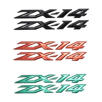 Motociklo Logotipas Ženklelis Decal 3D Bakas Varantys Logotipą Kawasaki ZX-14R ZX14R Lipdukas
