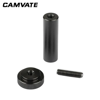 CAMVATE 15mm Micro Lazdele (2 Colių) Su Vienu tikslu 1/4