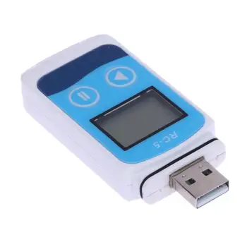 Mini USB Temperatūros Duomenų kaupiklis Temp Diktofonas Vidinis Jutiklis Skaitmeninis Temperatūros Termometro Diktofonas