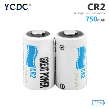 2vnt 3V Ličio jonų Baterija Originalus CR2 CR15H270 EL1CR2 Apsaugos Sistemos Fotoaparato Nominali Talpa 750mAh