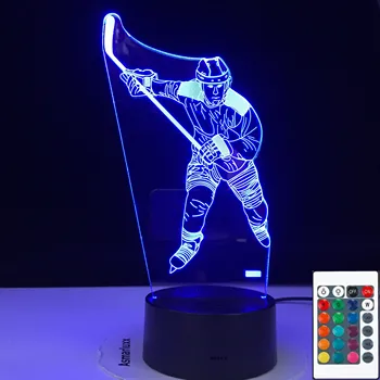 Ledo Ritulio Žaidimas 3D 7/16 Spalva Lempa, Vaizdo Led Naktinis Apšvietimas Vaikų Touch Usb Lentelė Lampara Lampe
